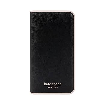 kate spade NEW YORK - 新品 ケイトスペード kate spade スマートフォンケース SYLVIA MAGNETIC FOLIO ウォームトープ/ブラック kate spade NEW YORK - 新品 ケイトスペード kate spade